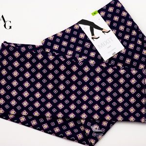 MIXIT Knit Full-Length Navy Leggings - Medium